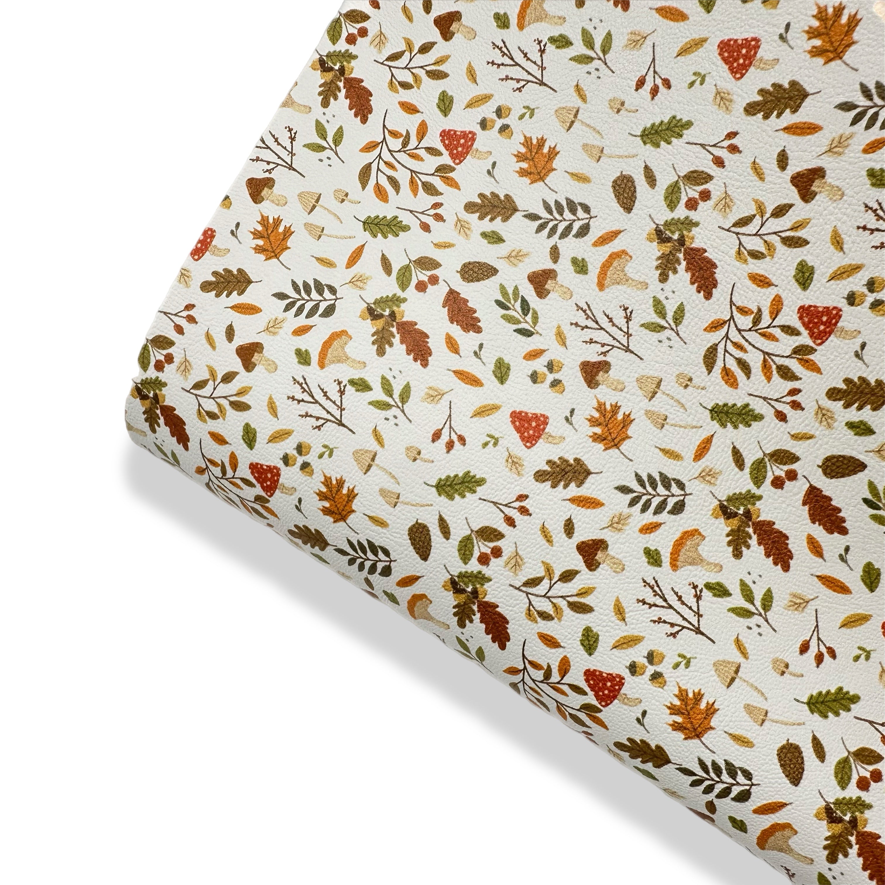 Autumn Woodlands Premium Faux Leather Fabric - Eliza Henri