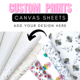 CUSTOM- PRINT YOUR OWN CANVAS FABRIC SHEETS - Eliza Henri