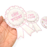 Smaller Birthday Number Word Badge Shaker Felties - Eliza Henri