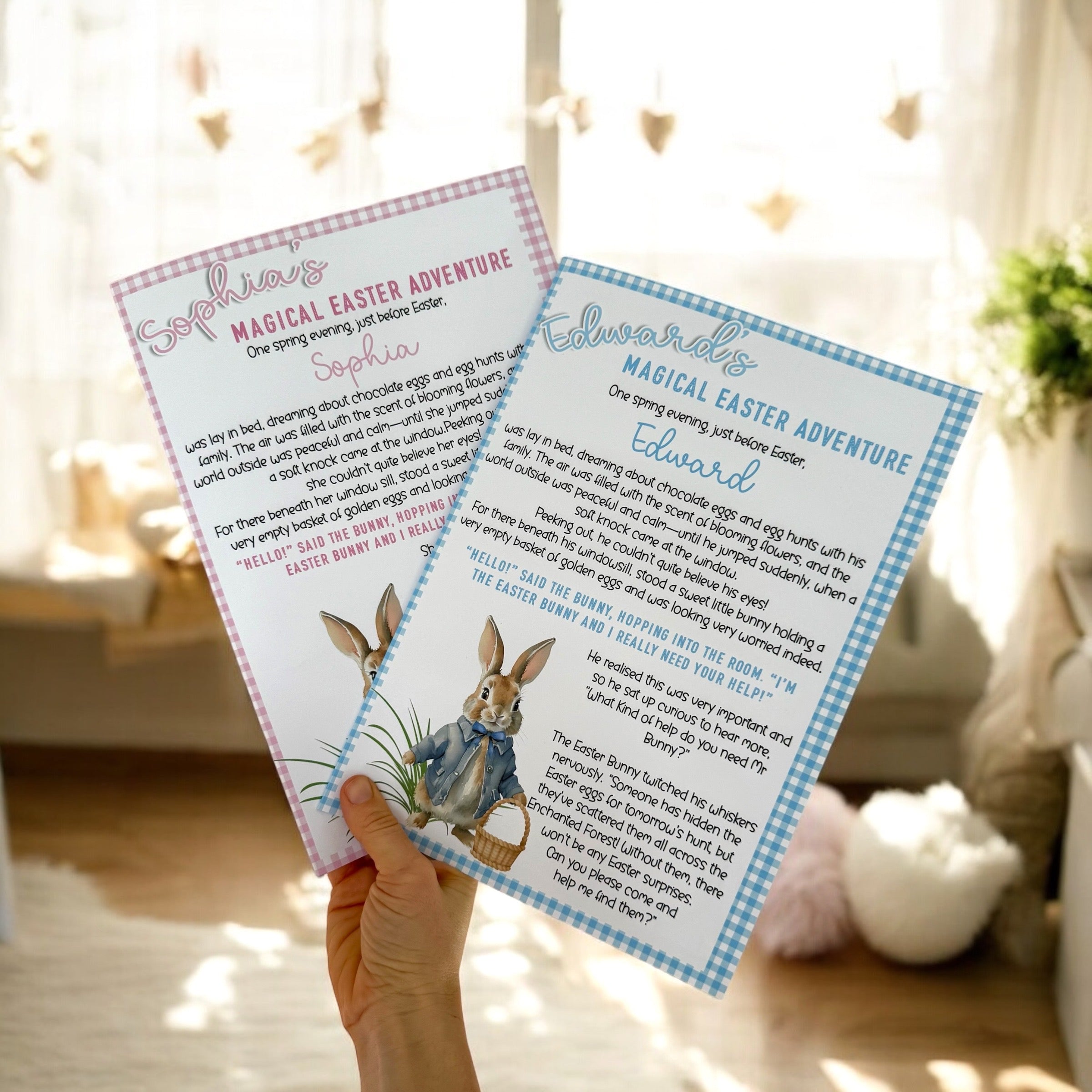 MAGICAL EASTER PINK GIRLS ADVENTURE STORY BOOKLETS- PREMIUM CARD - Eliza Henri