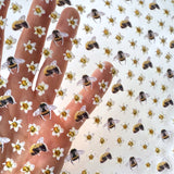 DAFFODILS & BEES | JELLY TRANSPARENT FABRIC - Eliza Henri