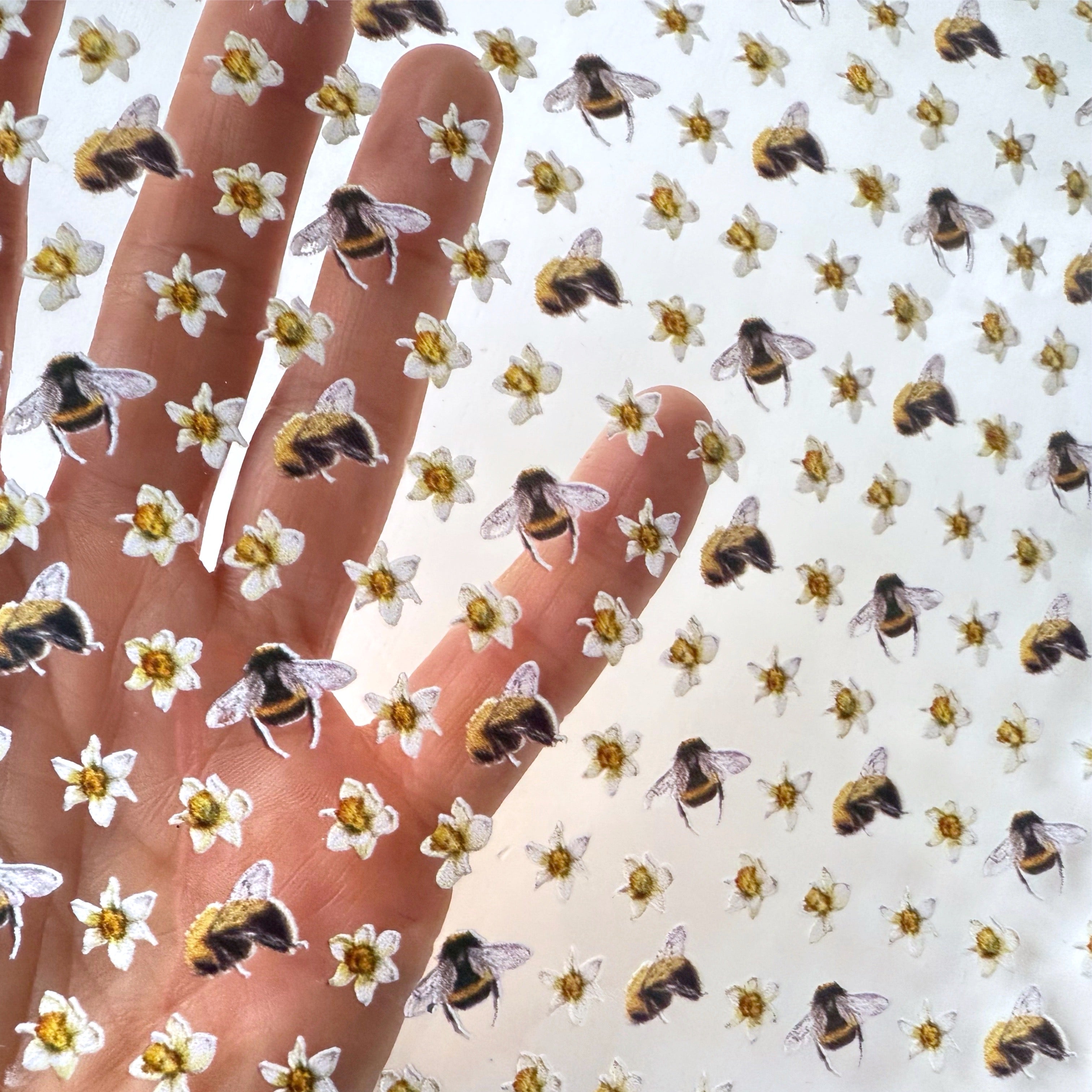 DAFFODILS & BEES | JELLY TRANSPARENT FABRIC - Eliza Henri