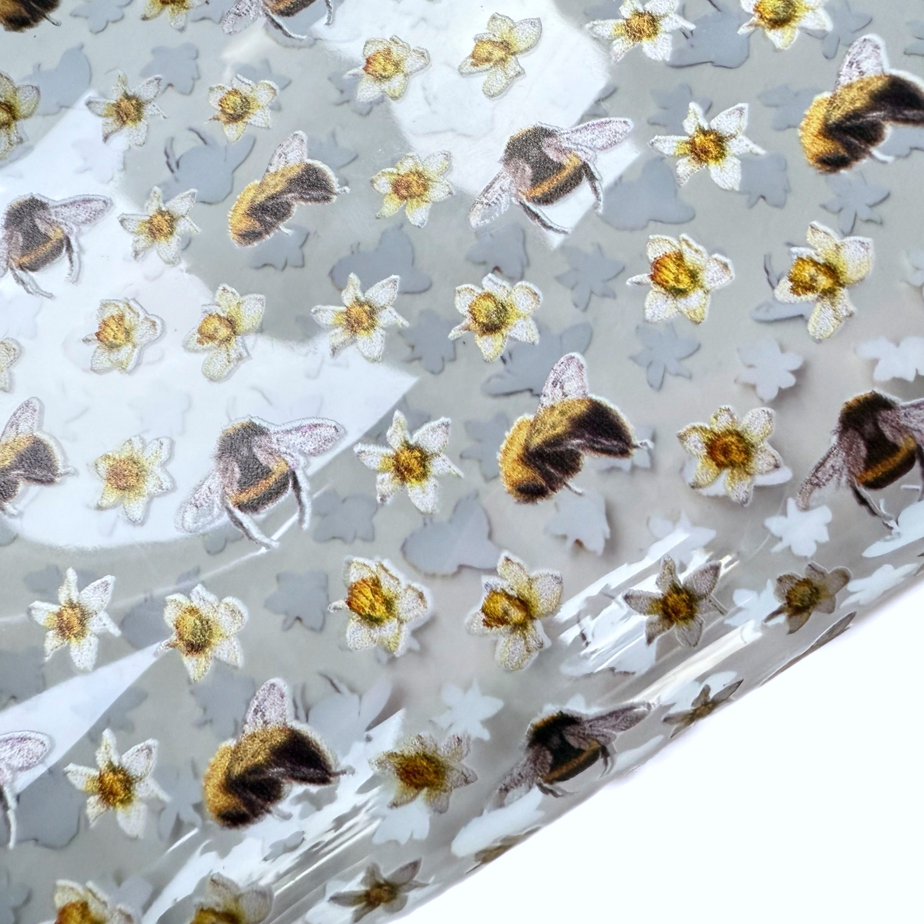DAFFODILS & BEES | JELLY TRANSPARENT FABRIC - Eliza Henri