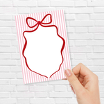 PRETTY COQUETTE RIBBON BOW DISPLAY CARDS - PACK OF 4 - Eliza Henri