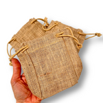 Natural Mini Drawstring Pouches - Eliza Henri