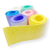 Pastel Sugar Coated Core Glitter Mega Bow Strips Collection - 6 Mega Bow Strips - Eliza Henri