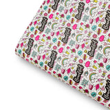 Good Vibes Girl Premium Faux Leather Fabric - Eliza Henri