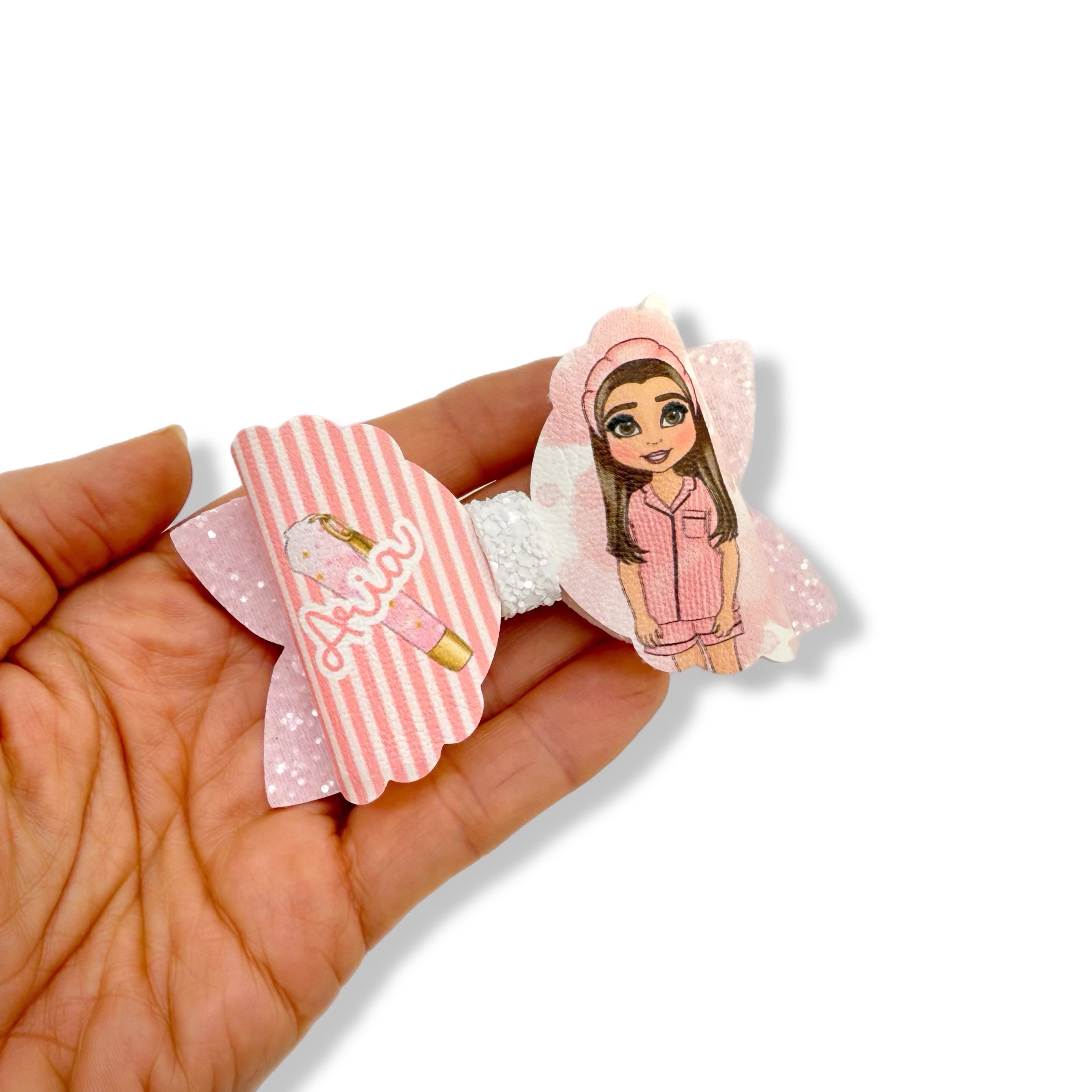 MAKE UP SHORTS DOLLY BOWS 3.5” | PRE CUT DIY HAIR BOW LOOPS - Eliza Henri