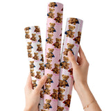 Super Daddy Girlie Teddy Bears | Premium Faux Leather Fabrics