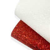 Red & White Core Glitter Duo
