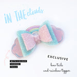 2 IN 1 BOW TAILS & TOPPERS- IN THE CLOUDS COLOUR CHANGE BOW TAILS - Eliza Henri