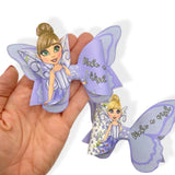 3D MAKE A WISH FAIRY DOLLY BLUEBELL 3.5” | DIY HAIR BOW LOOP CUTOUTS