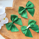 ITALIAN SATIN BOWS WITH ADHESIVE TAB - PACK OF 6 - Eliza Henri