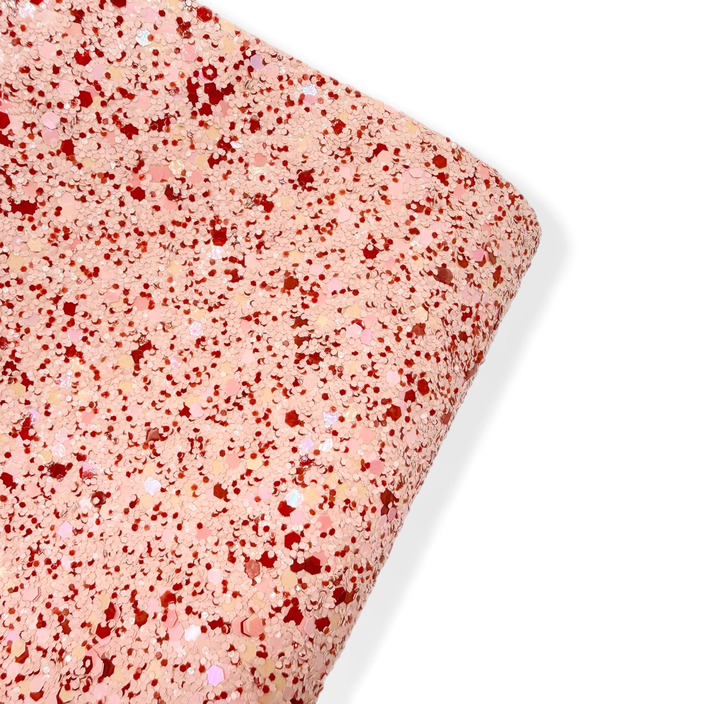 Mrs Claus | Premium Chunky Glitter Fabric - Eliza Henri