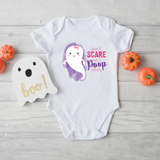 Don't Scare me I poop easily Glow in the Dark Full Colour Iron on T Shirt Transfers - Eliza Henri