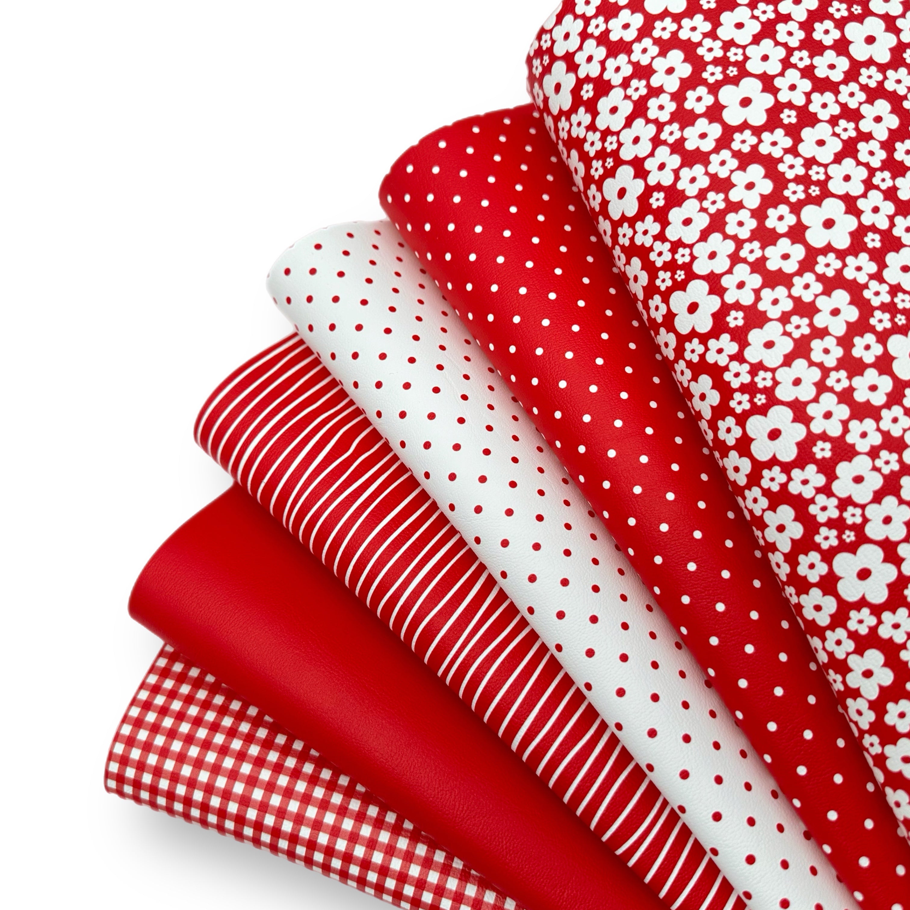Patterned School Collections Premium Faux Leather Fabric - Eliza Henri