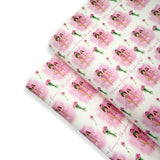 MOTHERS ARE FLOWERS.. BRUNETTE PREMIUM FAUX LEATHER FABRICS