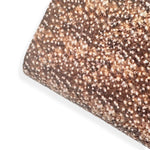 Freckled Fawn Fur Chunky Glitter Fabric - Eliza Henri