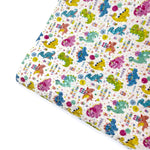 Limited Edition Dino Happy Birthday Chunky Glitter Fabric - Eliza Henri