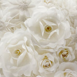 White Roses Canvas Photography Background - Eliza Henri