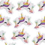 PASTEL PRINCESS UNICORN FAUX LEATHER DIY HAIR BOW LOOPS & CRAFT CUTOUT SHEETS - Eliza Henri