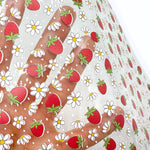 STRAWBERRIES & DAISIES JELLY TRANSPARENT FABRIC - Eliza Henri