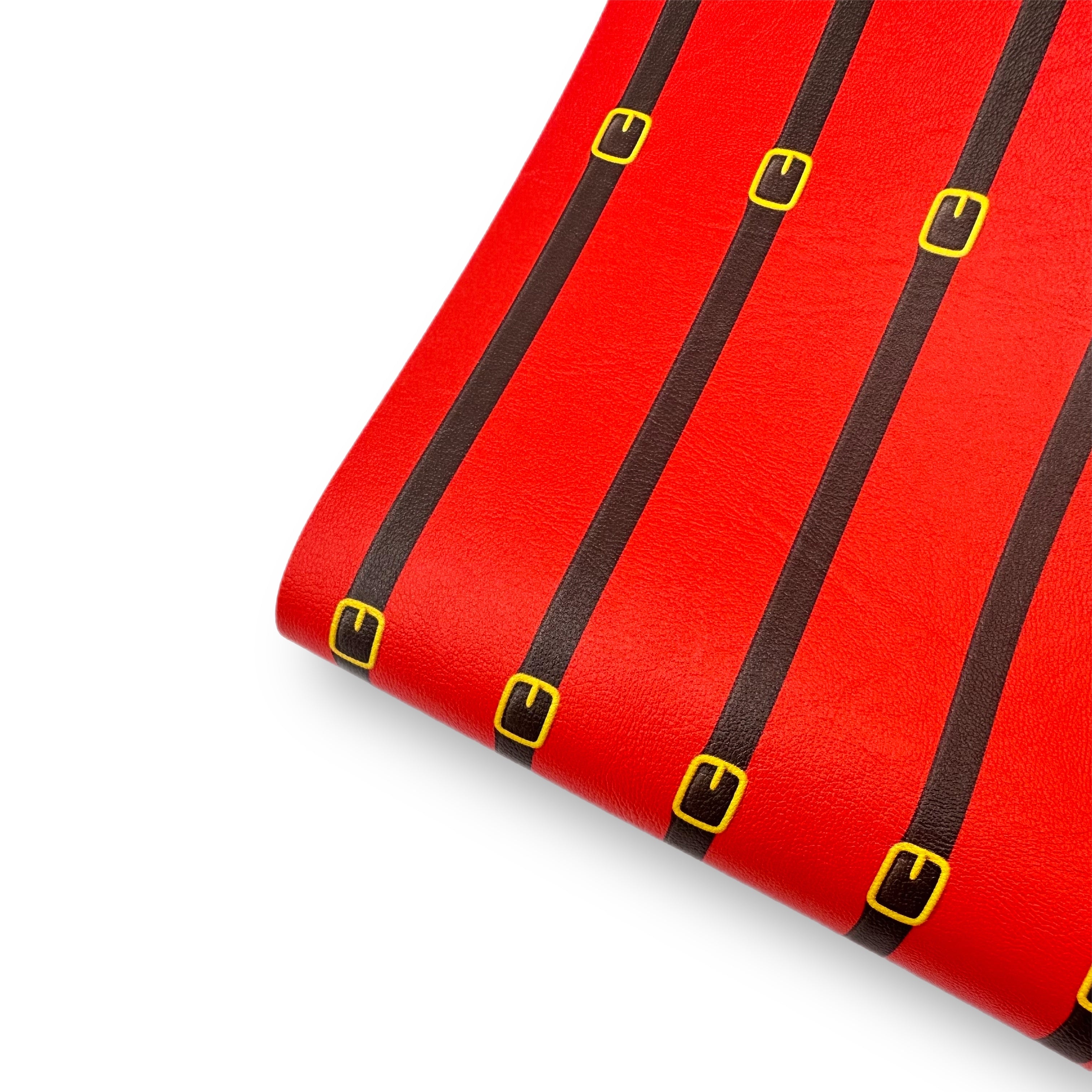 Santa's Belt Premium Faux Leather Fabric Sheets - Eliza Henri
