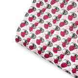 Skull So Pretty Premium Faux Leather Fabric - Eliza Henri