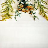 Fresh Autumn Flowers Canvas Photography Background