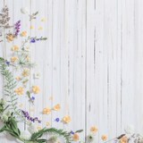 SPRING SUMMER WOODEN FLORALS CANVAS/PVC PHOTOGRAPHY BACKGROUND