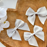 ITALIAN SATIN BOWS WITH ADHESIVE TAB - PACK OF 6 - Eliza Henri