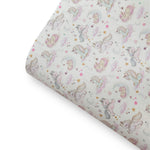 Baby Unicorns Premium Faux Leather Fabric - Eliza Henri