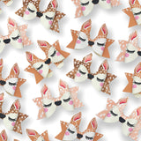 FREYA FAWN FAUX LEATHER DIY HAIR BOW LOOPS & CRAFT CUTOUT SHEETS