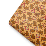 We Love Gingerbread Premium Faux Leather Fabric Sheets - Eliza Henri