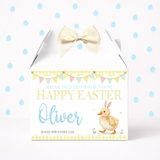 EASTER - LEMON DUCK BUNNY - TREAT BOX LABEL - Eliza Henri