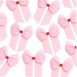 PINK & RED GLITTER GROSGRAIN 4” RIBBON BOW - Eliza Henri