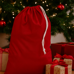 RED COTTON CANVAS SACK (2 SIZES) - Eliza Henri