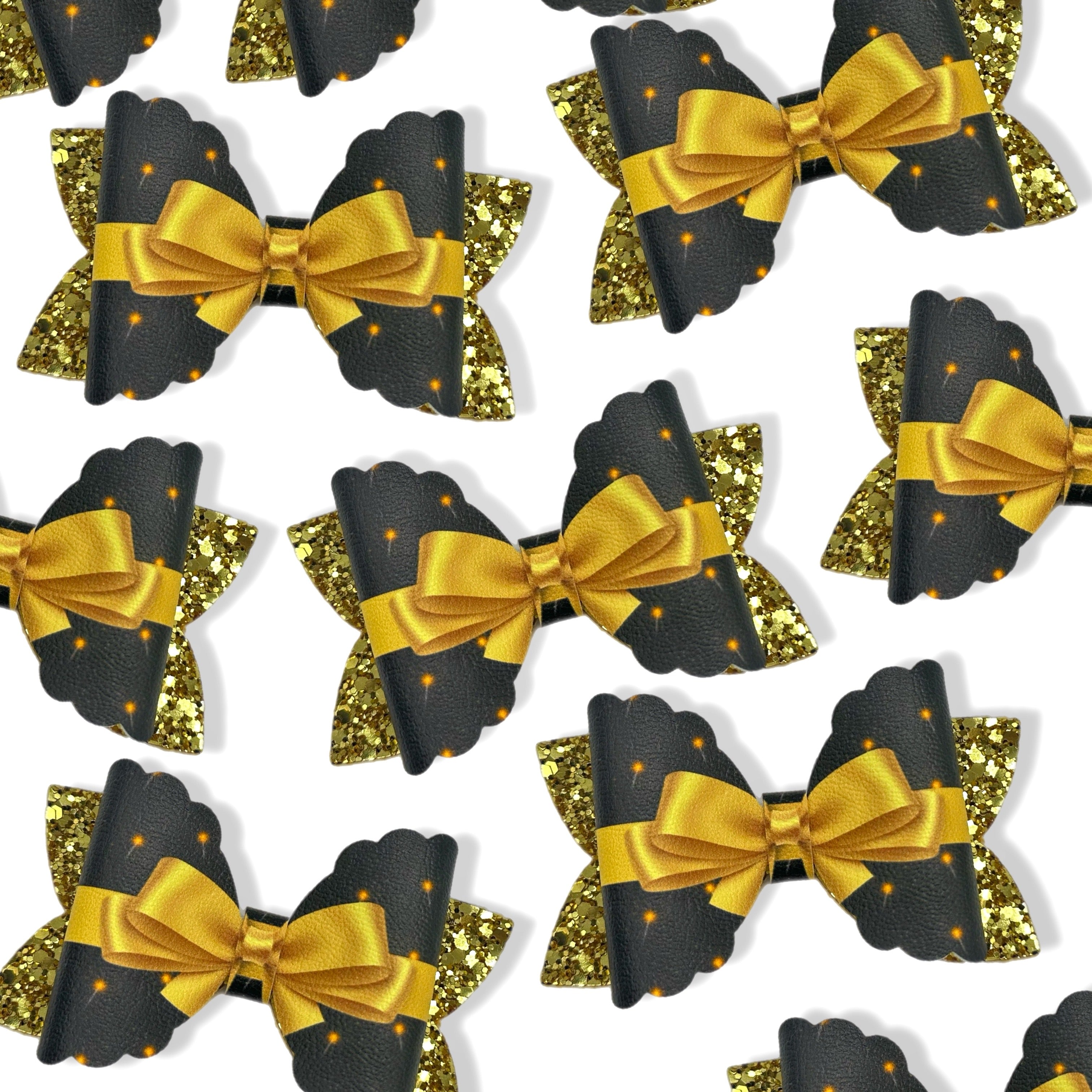 SPARKLERS RIBBON BOW 3.5” | PRE CUT DIY HAIR BOW LOOPS - Eliza Henri