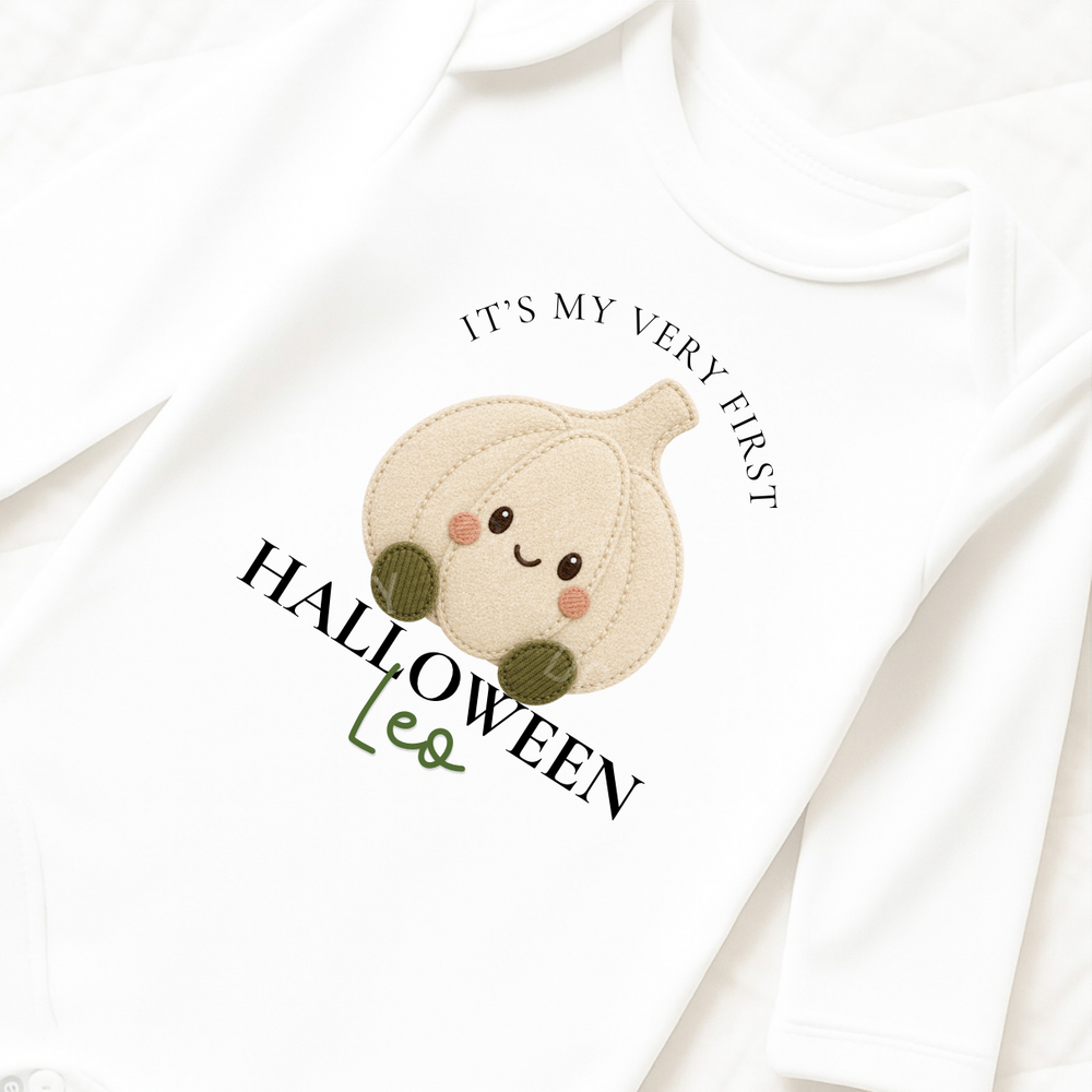 My First Halloween- Garlic | DTF Transfers