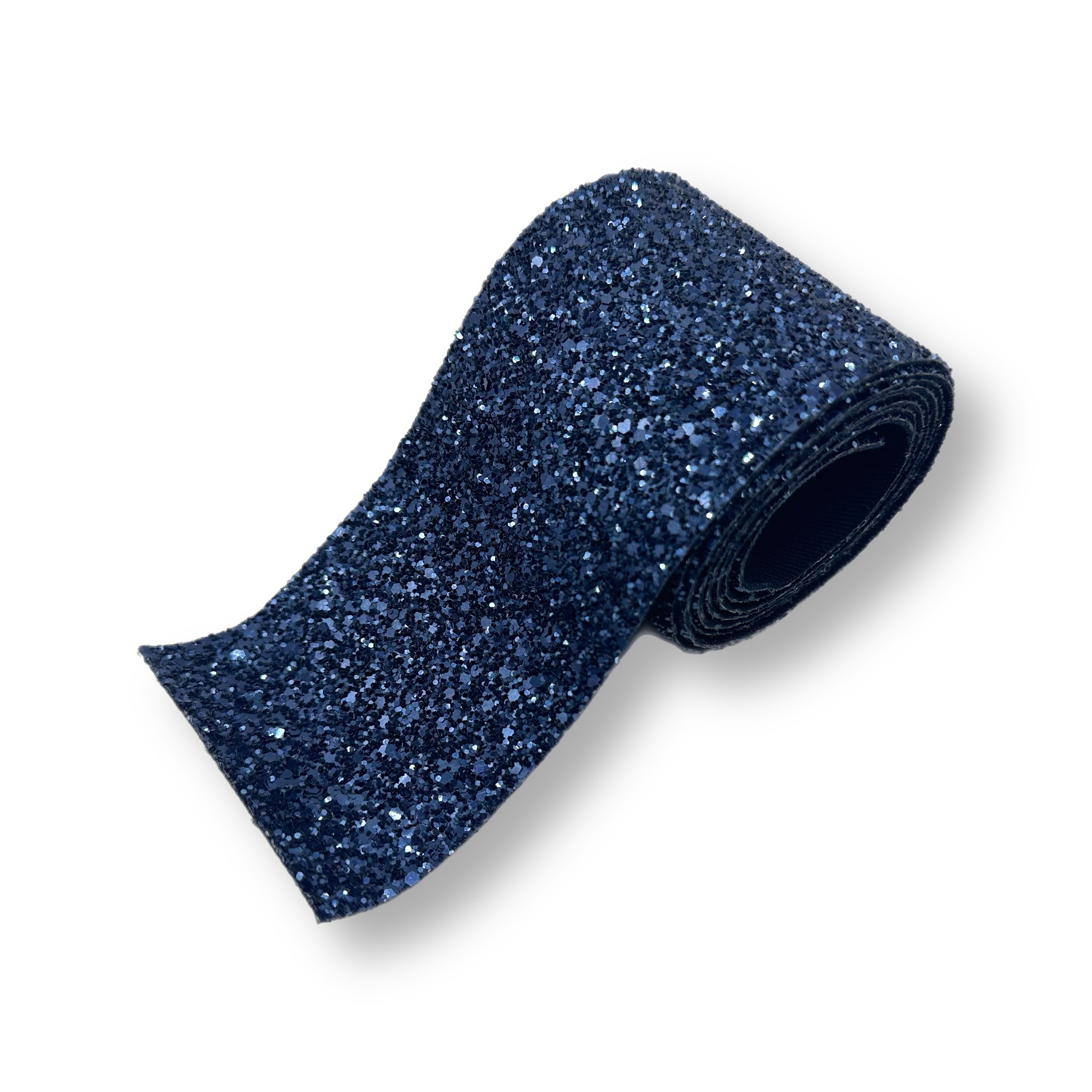 Navy | Core Colour Glitter Mega Bow Strips - Eliza Henri