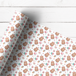 CAPYBARA BIRTHDAY | PREMIUM LEATHERETTE FABRIC - Eliza Henri