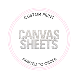 CUSTOM- PRINT YOUR OWN CANVAS FABRIC SHEETS - Eliza Henri
