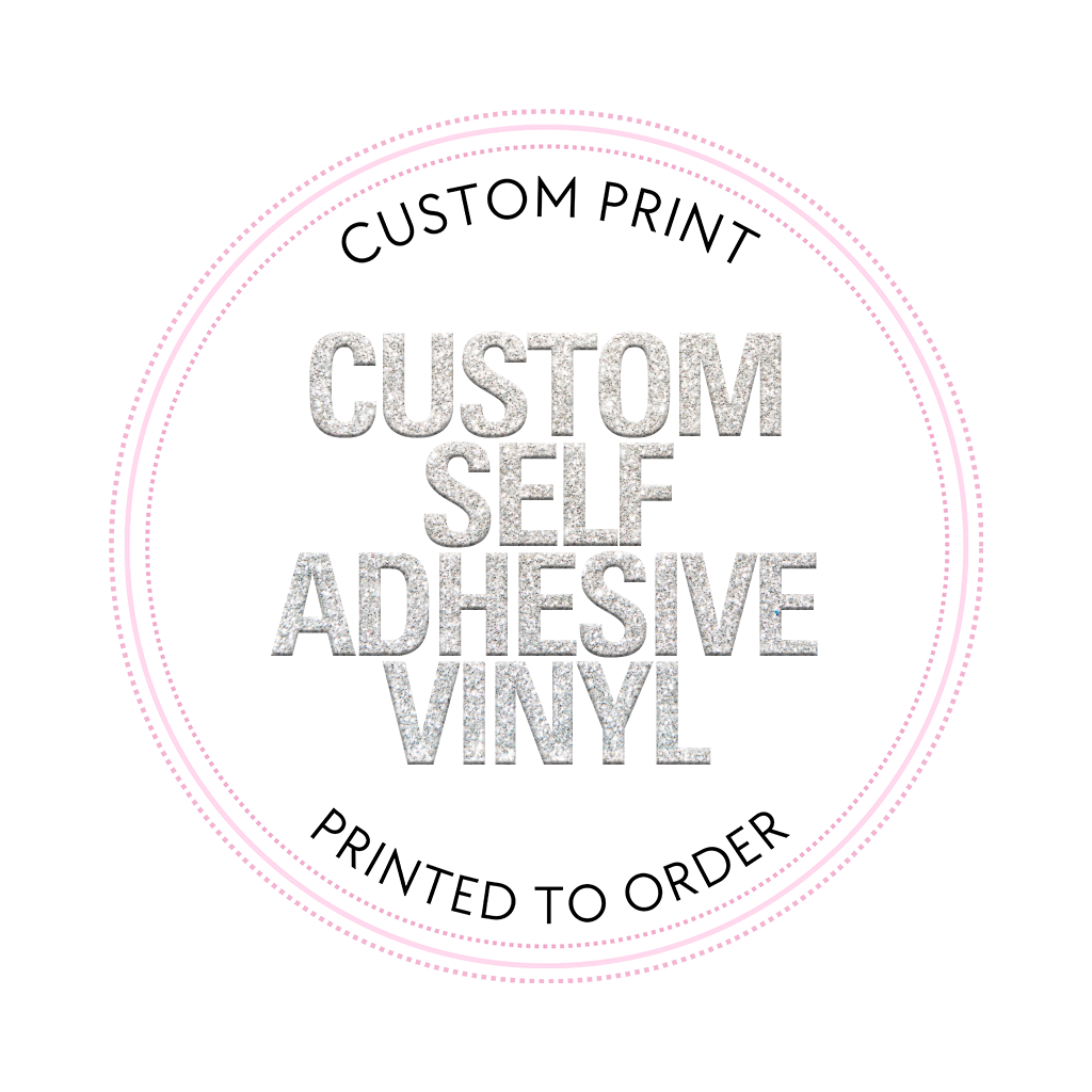 CUSTOM SELF ADHESIVE VINYL- CREATE YOUR OWN VINYL - Eliza Henri