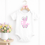 CUSTOM DTF TRANSFER - CUTE PINK BUNNY NAME - Eliza Henri