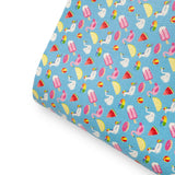 Pool Party Time Premium Faux Leather Fabric - Eliza Henri