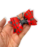 Lillie Ladybug- DIY Cutout Faux Leather Hair Bow Sheets