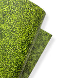 GREEN SPARKLE GLITTER PREMIUM FAUX LEATHER FABRICS