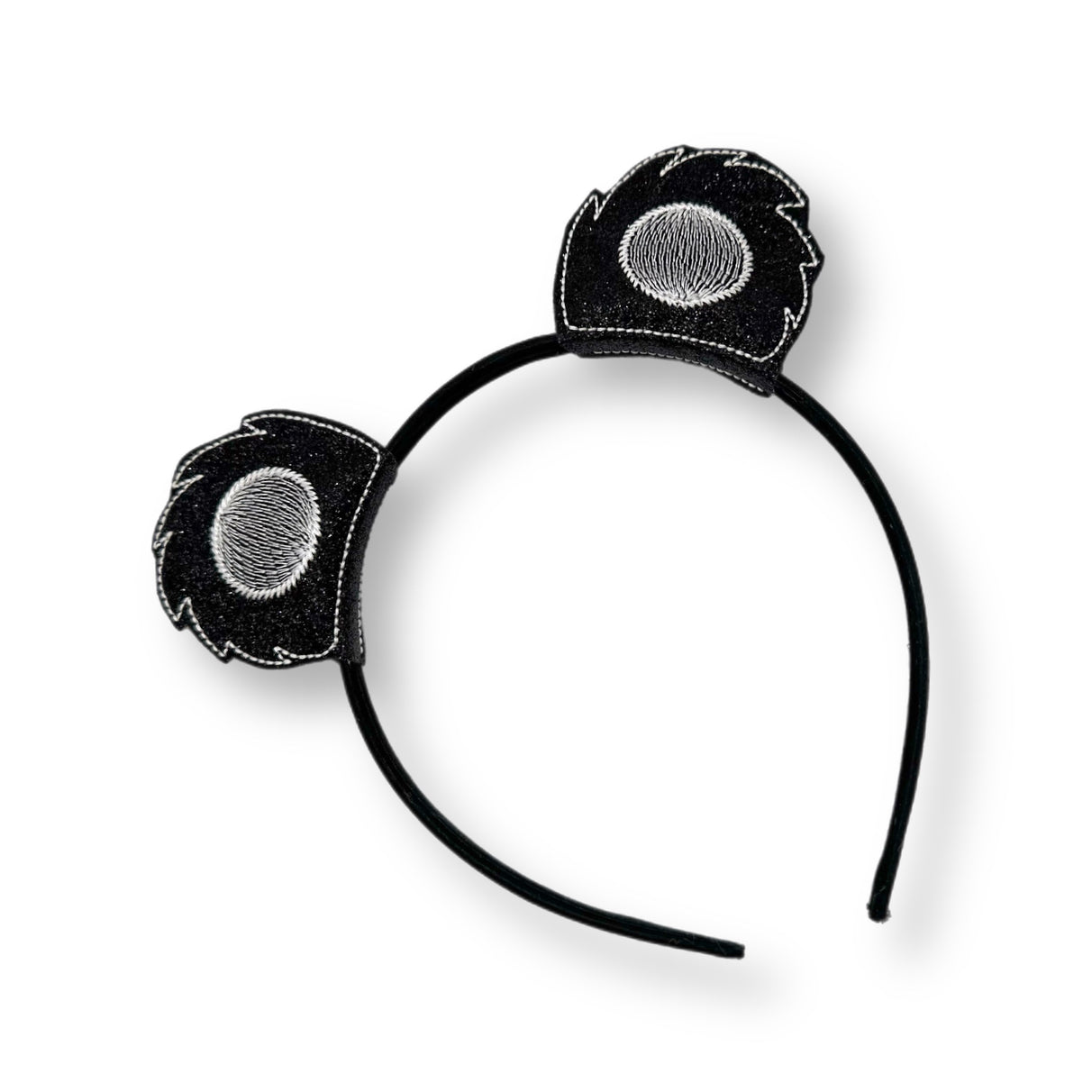 Panda Glitter Ears Headband Slider Felties - Eliza Henri