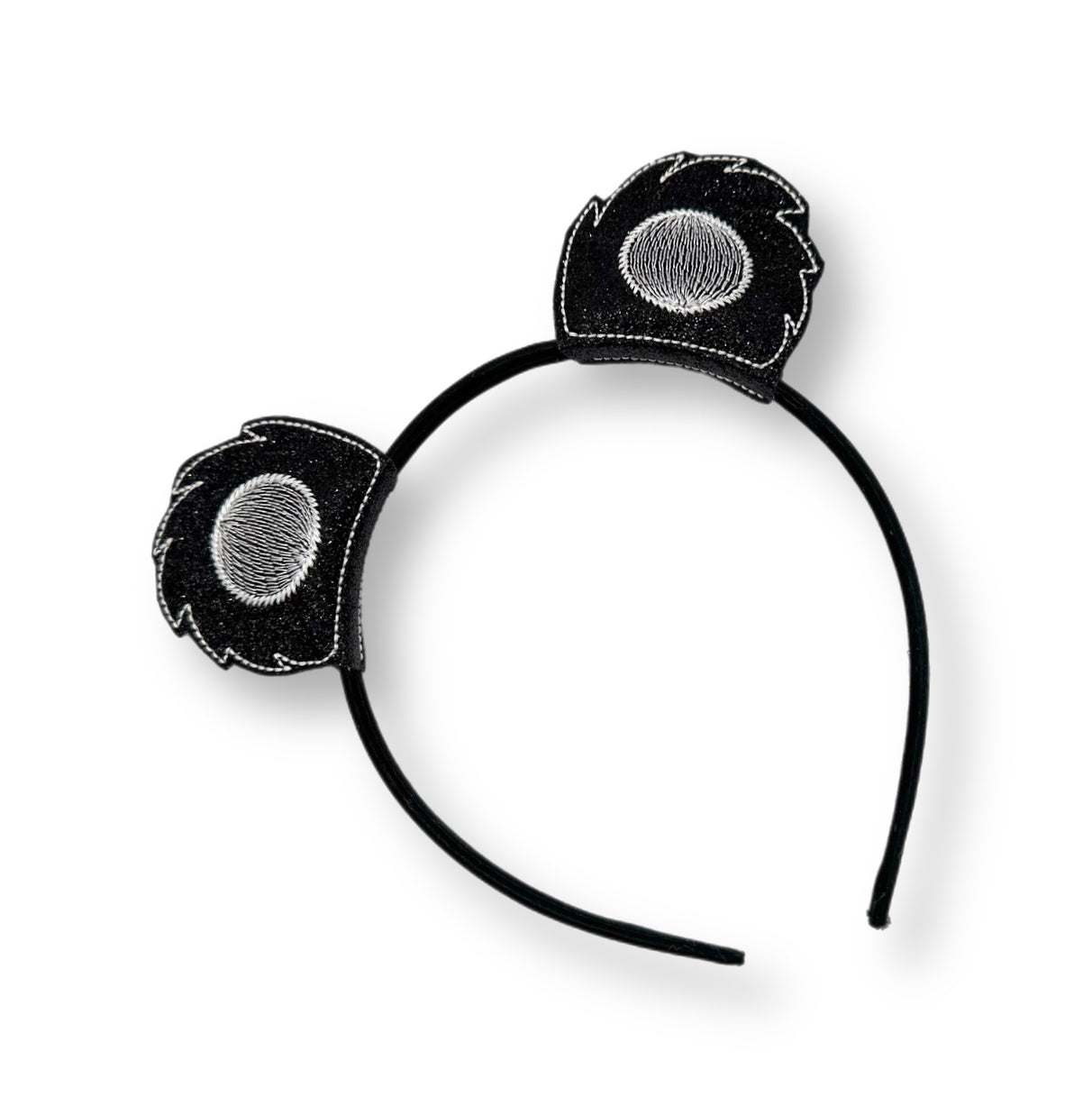 Panda Glitter Ears Headband Slider Felties - Eliza Henri