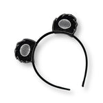 Panda Glitter Ears Headband Slider Felties - Eliza Henri